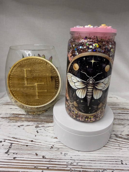 Dragon Fly Snow Globe Tumbler