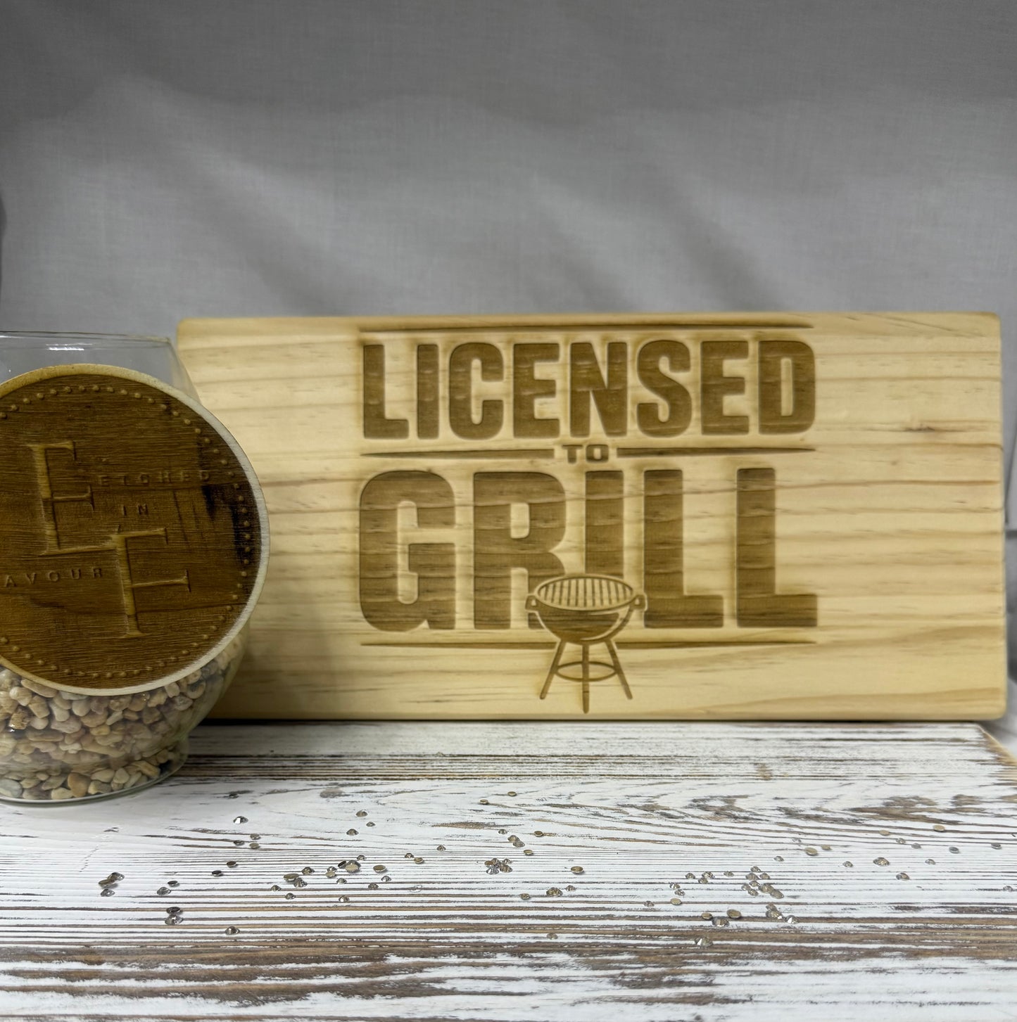 Licensed to Grill Laser Engraved Cutting Board